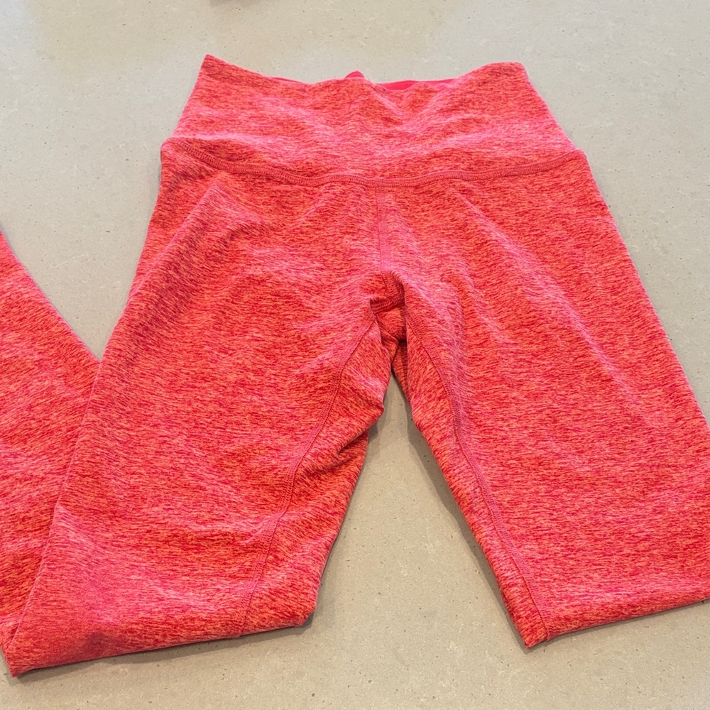Beyond Yoga Spacedye High Waist Vibrant Pink/Coral Leggings